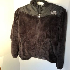 THE NORTH FACE FULL ZIP HOOD JACKET WOMEN M BLACK